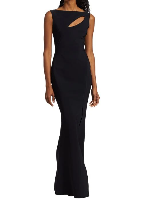 Chiara Boni La Petite Robe Karida Cut-Out Sleeveless Gown 5 Chiara Boni La Petite Robe Karida Cut-Out Sleeveless Gown - Image 3