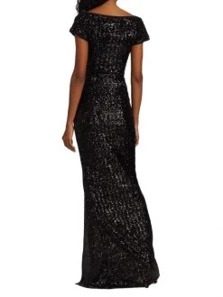 Chiara Boni La Petite Robe Suyai Sequin Cap Sleeve Gown -Chiara Boni La Petite Robe Sales Shop unnamed file 693
