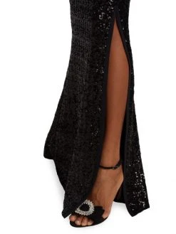 Chiara Boni La Petite Robe Suyai Sequin Cap Sleeve Gown -Chiara Boni La Petite Robe Sales Shop unnamed file 694