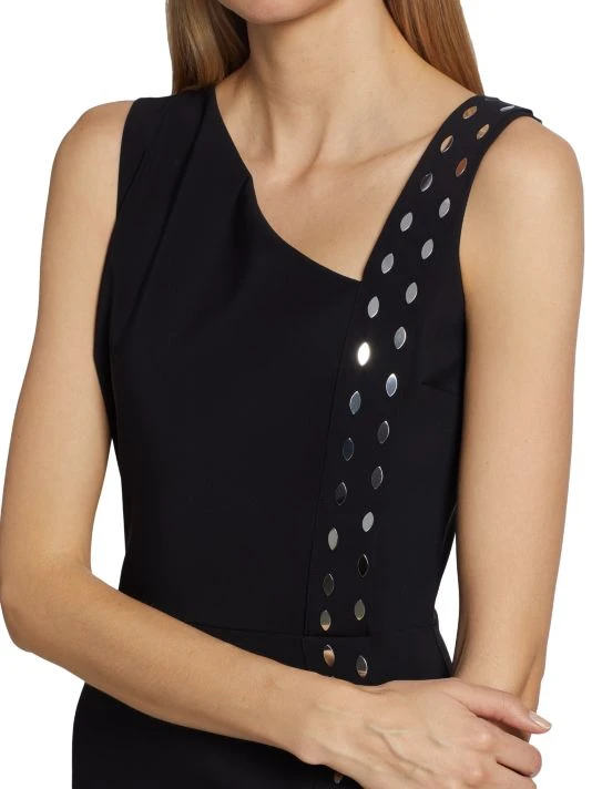 Chiara Boni La Petite Robe Cibeless Embellished Asymmetric-Neckline Gown<br> 8 Chiara Boni La Petite Robe Cibeless Embellished Asymmetric-Neckline Gown<br> - Image 6