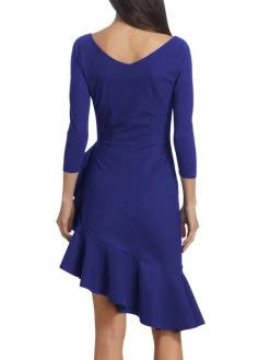 Chiara Boni La Petite Robe Limosellette Ruffle Asymmetric Dress -Chiara Boni La Petite Robe Sales Shop unnamed file 714