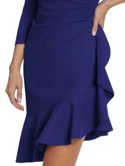 Chiara Boni La Petite Robe Limosellette Ruffle Asymmetric Dress -Chiara Boni La Petite Robe Sales Shop unnamed file 715