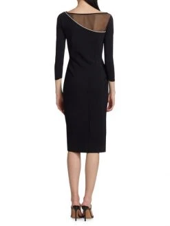 Chiara Boni La Petite Robe Libia Illusion Bodycon Midi Dress -Chiara Boni La Petite Robe Sales Shop unnamed file 728
