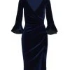 Chiara Boni La Petite Robe Triana Velvet Wrap Dress 1 Chiara Boni La Petite Robe Triana Velvet Wrap Dress -Chiara Boni La Petite Robe Sales Shop unnamed file 783