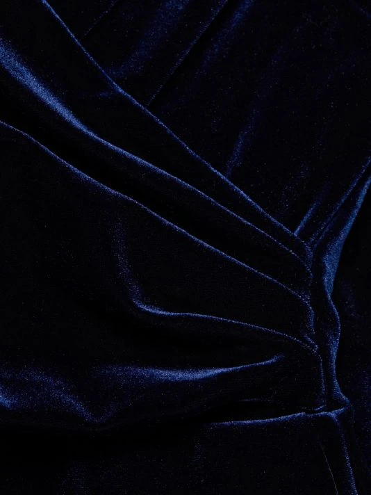 Chiara Boni La Petite Robe Triana Velvet Wrap Dress 9 Chiara Boni La Petite Robe Triana Velvet Wrap Dress - Image 7