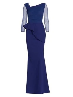 Chiara Boni La Petite Robe Rippy Illusion Gown Iris 4 Chiara Boni La Petite Robe Rippy Illusion Gown Iris -Chiara Boni La Petite Robe Sales Shop unnamed file 792