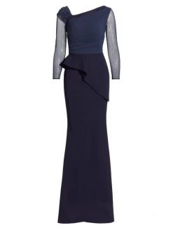 Chiara Boni La Petite Robe Rippy Illusion Gown Iris 6 Chiara Boni La Petite Robe Rippy Illusion Gown Iris -Chiara Boni La Petite Robe Sales Shop unnamed file 794