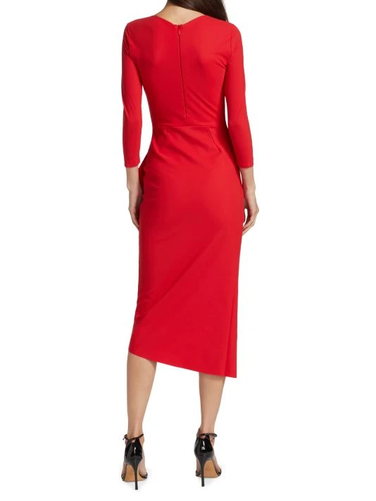 Chiara Boni La Petite Robe Gathered Side Midi-Dress 7 Chiara Boni La Petite Robe Gathered Side Midi-Dress - Image 5