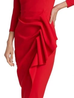 Chiara Boni La Petite Robe Gathered Side Midi-Dress 14 Chiara Boni La Petite Robe Gathered Side Midi-Dress -Chiara Boni La Petite Robe Sales Shop unnamed file 800