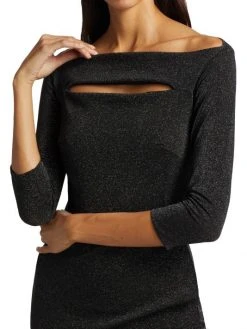 Chiara Boni La Petite Robe Kate Metallic Minidress -Chiara Boni La Petite Robe Sales Shop unnamed file 814