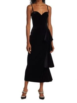 Chiara Boni La Petite Robe Gussie Ruffle Side Gown -Chiara Boni La Petite Robe Sales Shop unnamed file 818