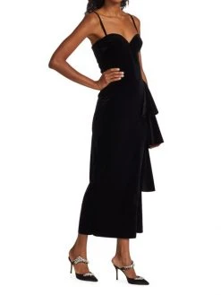 Chiara Boni La Petite Robe Gussie Ruffle Side Gown -Chiara Boni La Petite Robe Sales Shop unnamed file 819