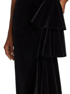 Chiara Boni La Petite Robe Gussie Ruffle Side Gown -Chiara Boni La Petite Robe Sales Shop unnamed file 821