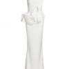 Chiara Boni La Petite Robe Morny Rosette Peplum Gown -Chiara Boni La Petite Robe Sales Shop unnamed file 846