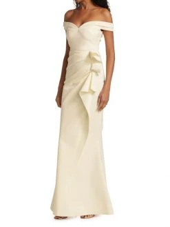 Chiara Boni La Petite Robe Radoslava Off-The-Shoulder Wrap Gown 5 Chiara Boni La Petite Robe Radoslava Off-The-Shoulder Wrap Gown -Chiara Boni La Petite Robe Sales Shop unnamed file 863