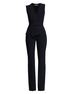 Chiara Boni La Petite Robe Kerolyn Belted Jumpsuit