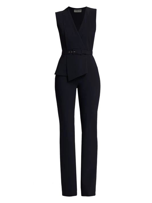 Chiara Boni La Petite Robe Kerolyn Belted Jumpsuit 3 Chiara Boni La Petite Robe Kerolyn Belted Jumpsuit