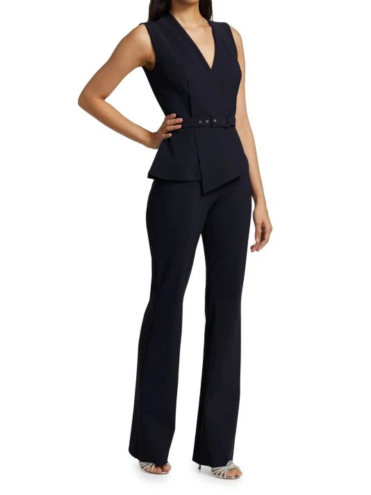 Chiara Boni La Petite Robe Kerolyn Belted Jumpsuit 5 Chiara Boni La Petite Robe Kerolyn Belted Jumpsuit - Image 3