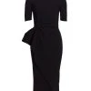 Chiara Boni La Petite Robe Faux Wrap Cocktail Dress Black 1 Chiara Boni La Petite Robe Faux Wrap Cocktail Dress Black -Chiara Boni La Petite Robe Sales Shop unnamed file 941
