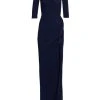 Chiara Boni La Petite Robe Florien Ruched Gown Blue Klein -Chiara Boni La Petite Robe Sales Shop unnamed file 96