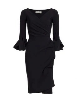 Chiara Boni La Petite Robe Trina Ruffle Sheath Dress Iris -Chiara Boni La Petite Robe Sales Shop unnamed file 987